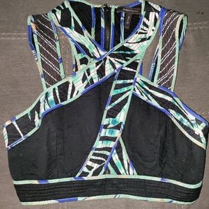 BCBG Maxazria crop shirt